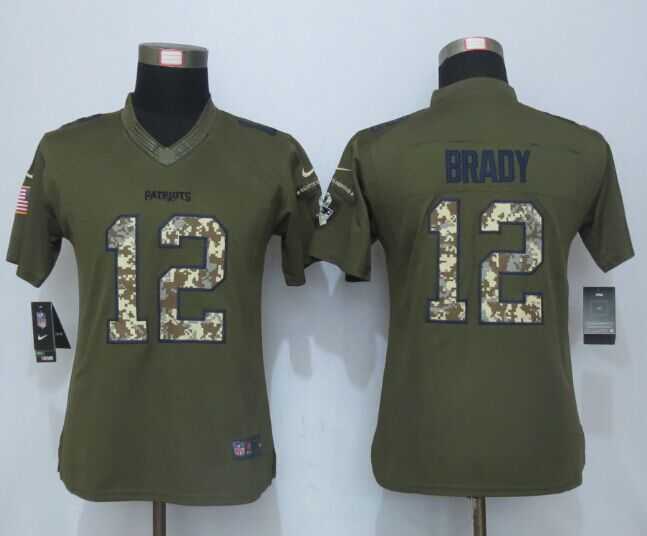 Women Nike Limited New England Patriots #12 Brady Green Green Salute To Service Jersey,We sell and wholesale Women Nike Limited New England Patriots #12 Brady Green Green Salute To Service Jersey on line form chian!